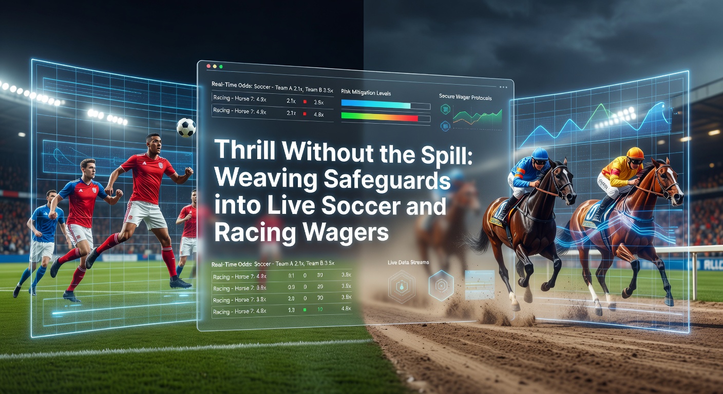 Live soccer match with in-play betting odds overlayed on screen, highlighting dynamic wagering action