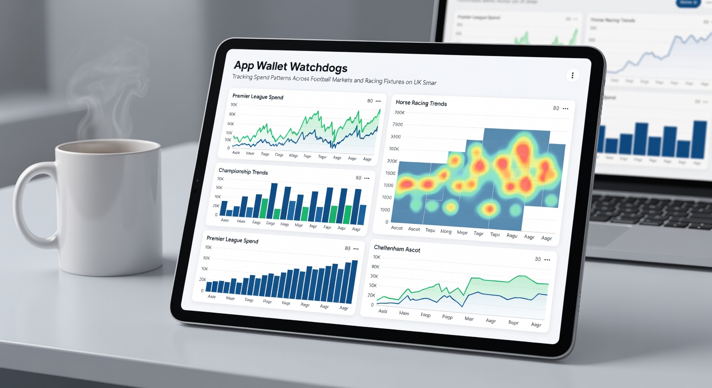 Close-up of racing fixture data and football market analytics on a UK betting app dashboard