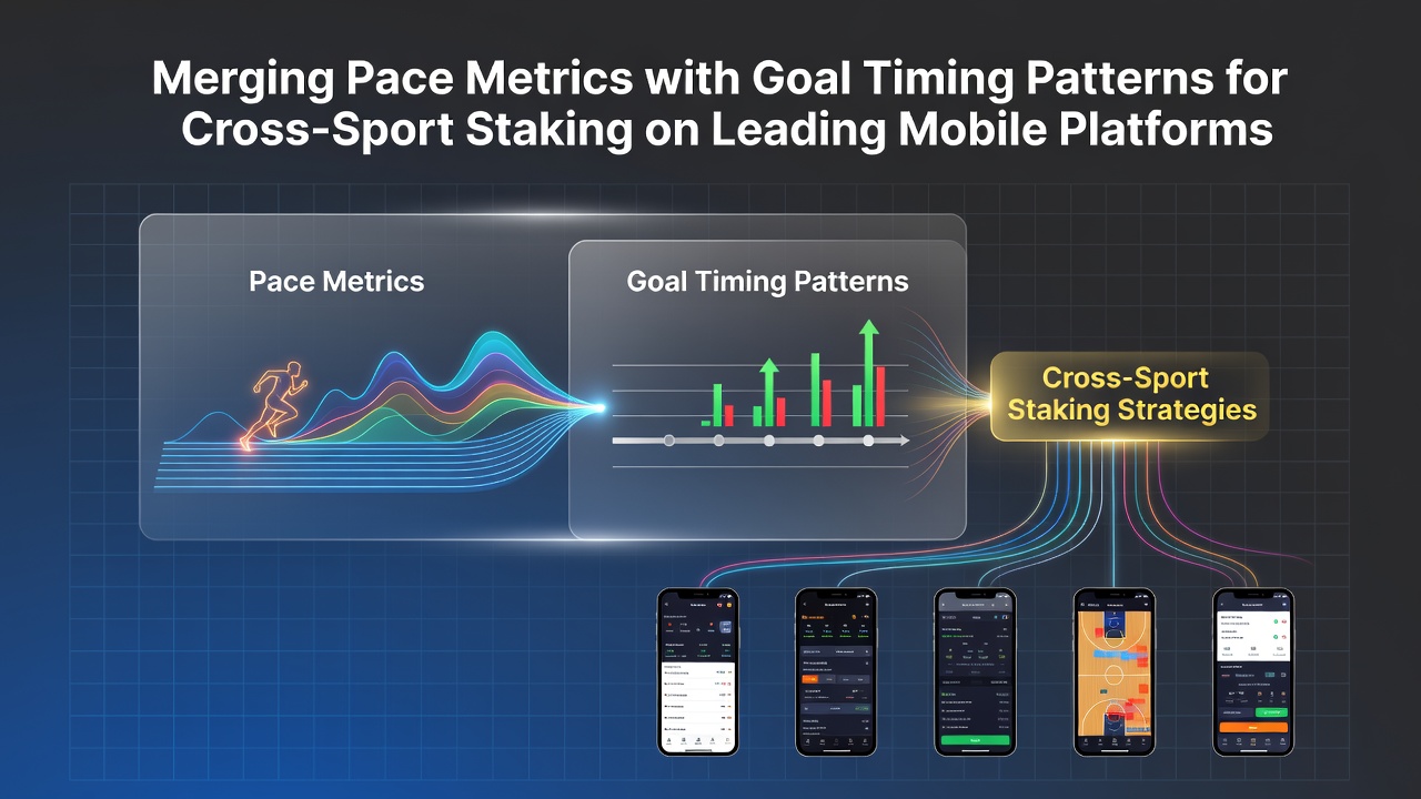 Mobile betting interface displaying combined pace and goal timing analytics for soccer and horse racing