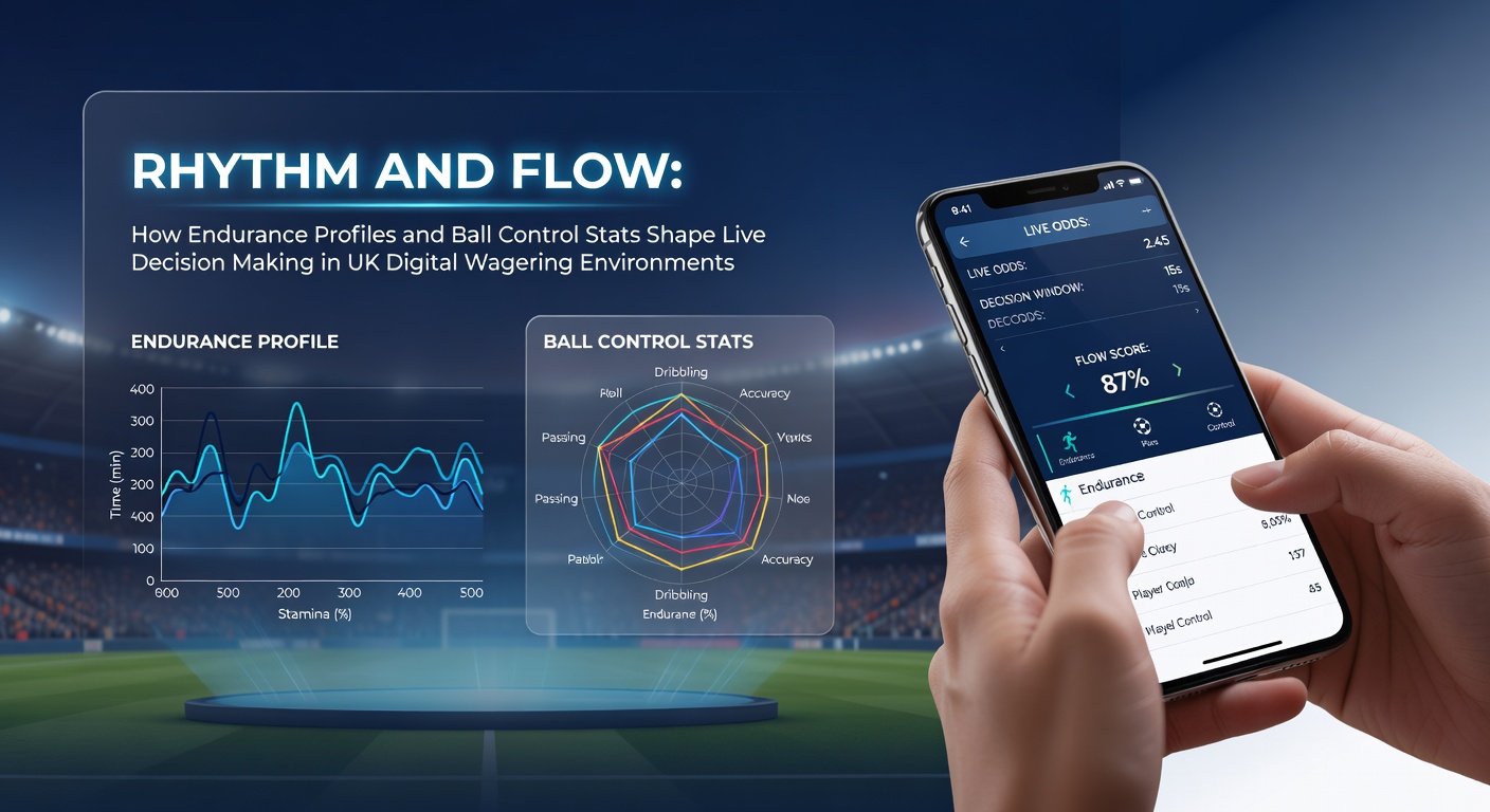 Soccer player endurance metrics displayed on a digital betting interface during live match action